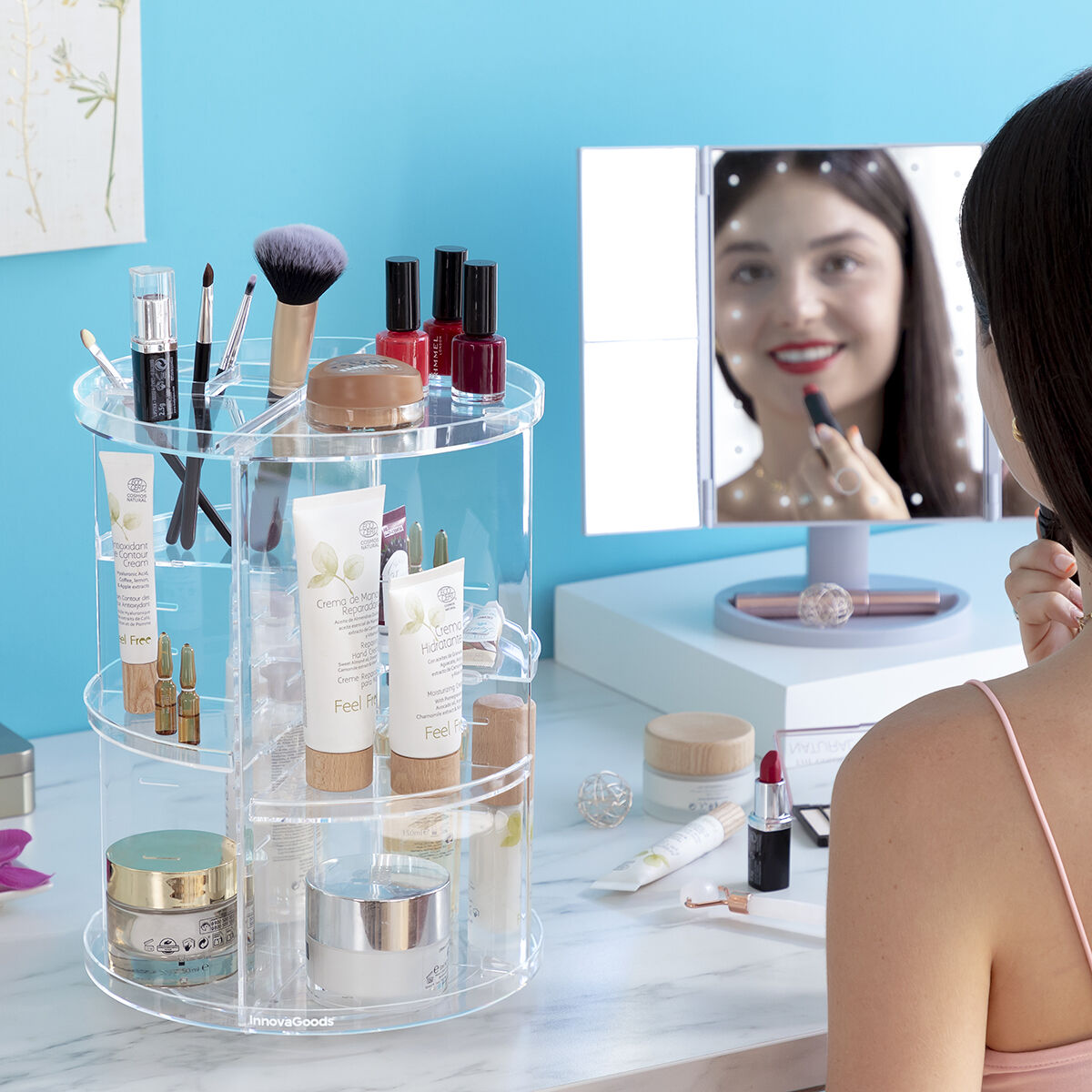 Rotating Make-up Organiser