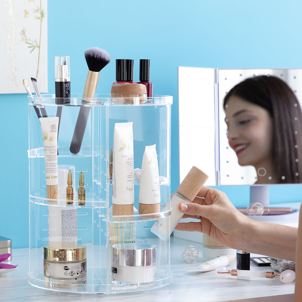 Rotating Make-up Organiser